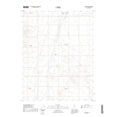 2018 Map of Bailey Wash, 2018 Print