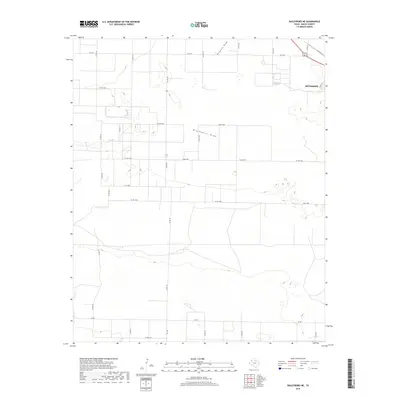 2019 Map of Baileyboro NE, 2019 Print