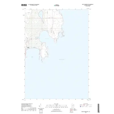 2018 Map of Baileys Harbor East, 2018 Print