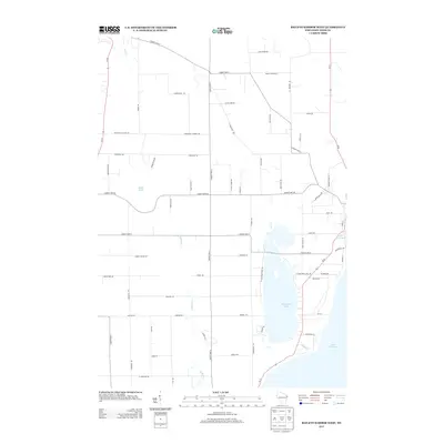 2013 Map of Baileys Harbor West, 2013 Print
