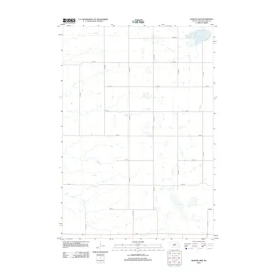 2012 Map of Baileys Lake, 2012 Print