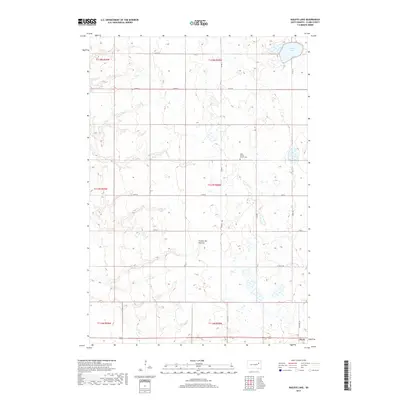 2017 Map of Baileys Lake, 2017 Print