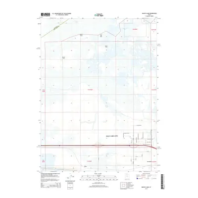 2014 Map of Baileys Lake, 2014 Print
