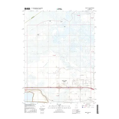 2017 Map of Baileys Lake, 2017 Print