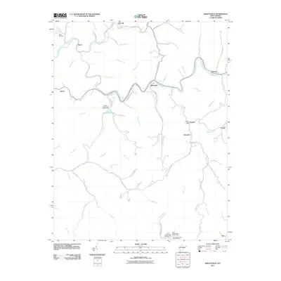 2011 Map of Baileysville, 2011 Print