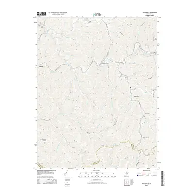 2014 Map of Baileysville, 2014 Print