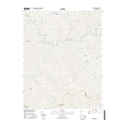 2016 Map of Baileysville, 2016 Print