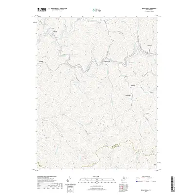 2019 Map of Baileysville, 2019 Print