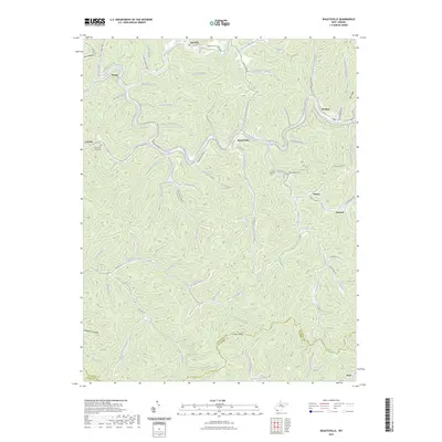 2023 Map of Baileysville, 2023 Print
