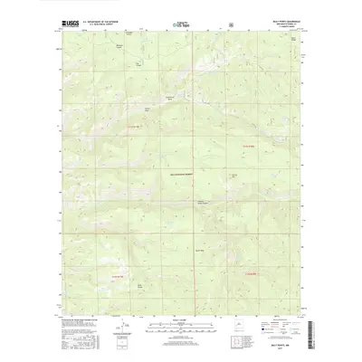 2017 Map of Baily Points, 2017 Print
