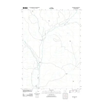 2012 Map of Bain Draw, 2012 Print