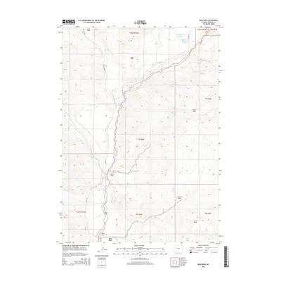 2015 Map of Bain Draw, 2015 Print
