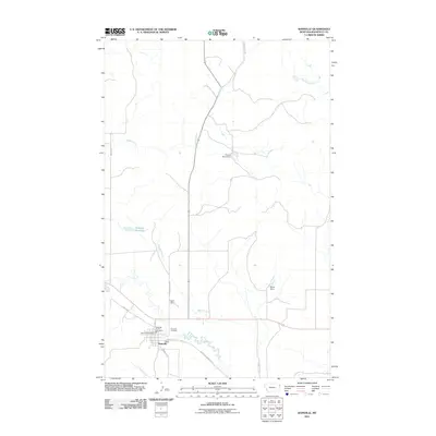 2011 Map of Bainville, 2011 Print