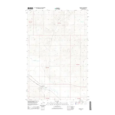 2014 Map of Bainville, 2014 Print