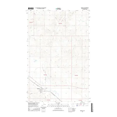 2017 Map of Bainville, 2017 Print