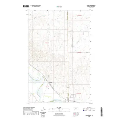 2020 Map of Bainville SE, 2020 Print