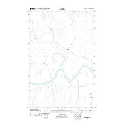 2011 Map of Bainville SW, 2011 Print