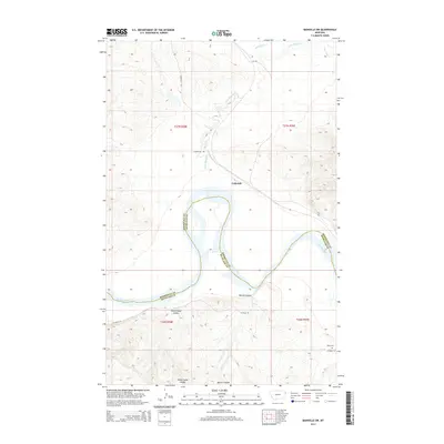 2014 Map of Bainville SW, 2014 Print