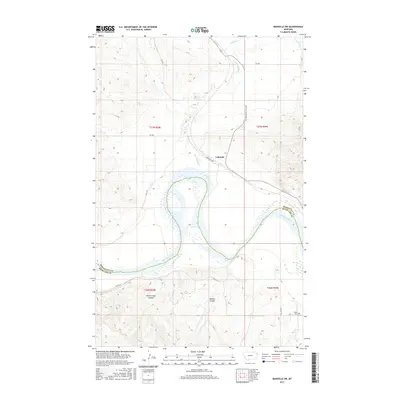 2017 Map of Bainville SW, 2017 Print
