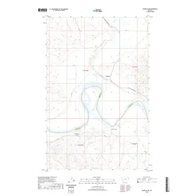2020 Map of Bainville SW, 2020 Print