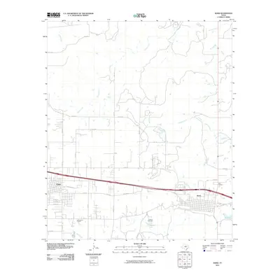 2010 Map of Baird, 2010 Print
