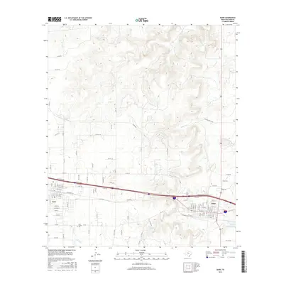 2016 Map of Baird, 2016 Print