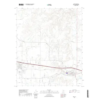 2019 Map of Baird, 2019 Print