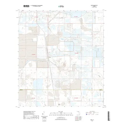 2018 Map of Baird, 2018 Print