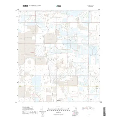 2021 Map of Baird, 2021 Print
