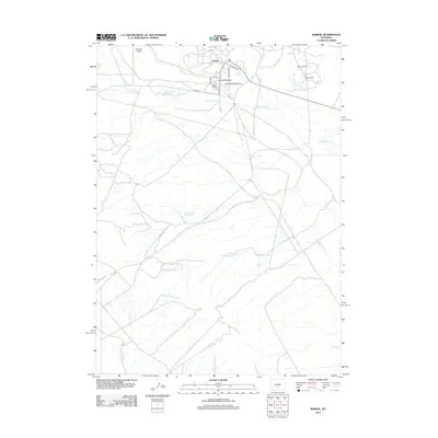 2012 Map of Bairoil, 2012 Print