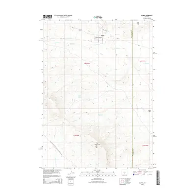 2015 Map of Bairoil, 2015 Print