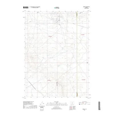 2017 Map of Bairoil, 2017 Print