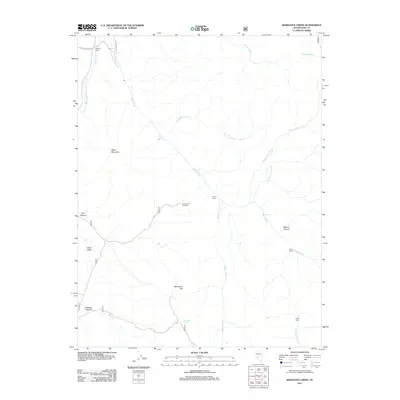 2011 Map of Bakeoven Creek, 2011 Print