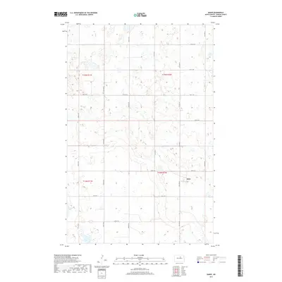 2017 Map of Baker, 2017 Print