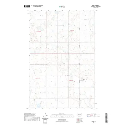2020 Map of Baker, 2020 Print