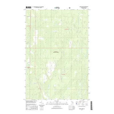 2017 Map of Baker Creek, 2017 Print