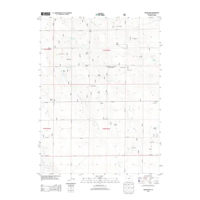 2013 Map of Baker Draw, 2013 Print
