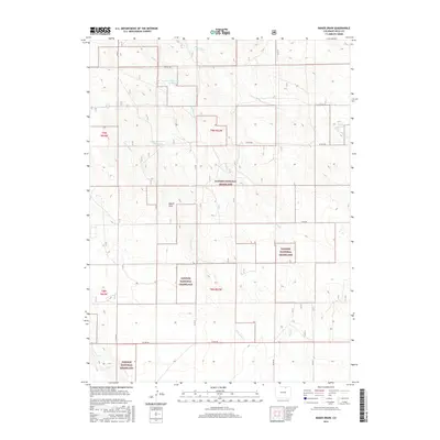 2016 Map of Baker Draw, 2016 Print