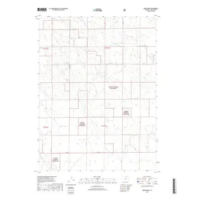2019 Map of Baker Draw, 2019 Print