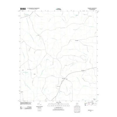 2011 Map of Baker Hill, 2011 Print