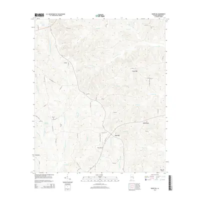 2014 Map of Baker Hill, 2014 Print