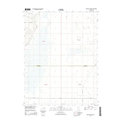 2014 Map of Baker Hot Springs, 2014 Print