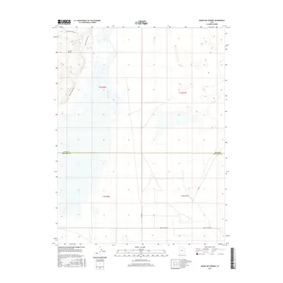 2017 Map of Baker Hot Springs, 2017 Print