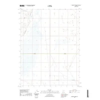 2020 Map of Baker Hot Springs, 2020 Print