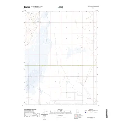 2023 Map of Baker Hot Springs, 2023 Print