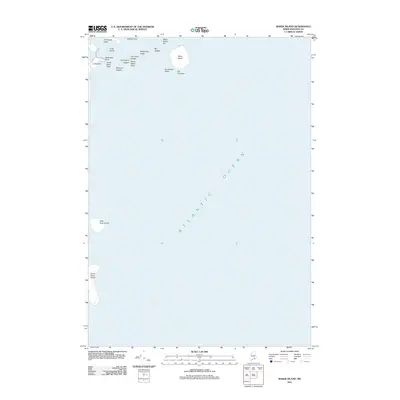 2011 Map of Baker Island, 2011 Print