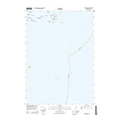 2014 Map of Baker Island, 2014 Print