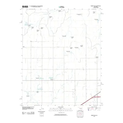 2010 Map of Baker Lake, 2010 Print