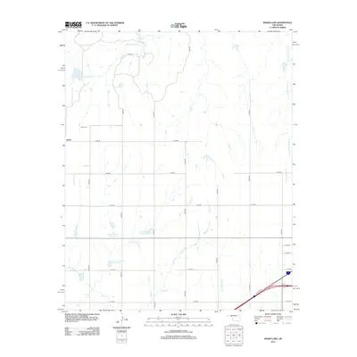 2012 Map of Baker Lake, 2012 Print