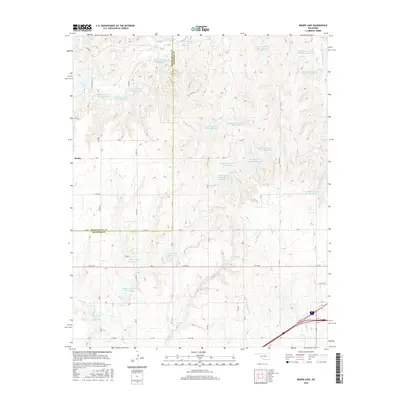 2016 Map of Baker Lake, 2016 Print
